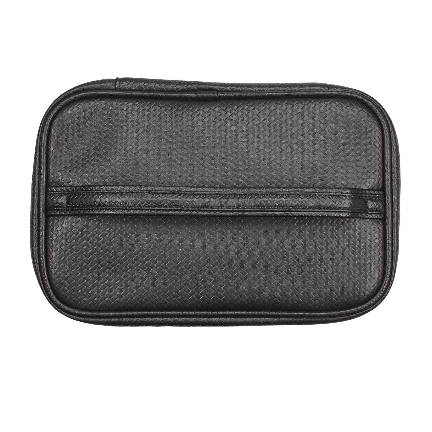 Conair Travel Makeup Bag, Large Toiletry and Cosmetic Bag, Perfect Size for Use At Home or Travel, Five Piece Train Case Set in Black