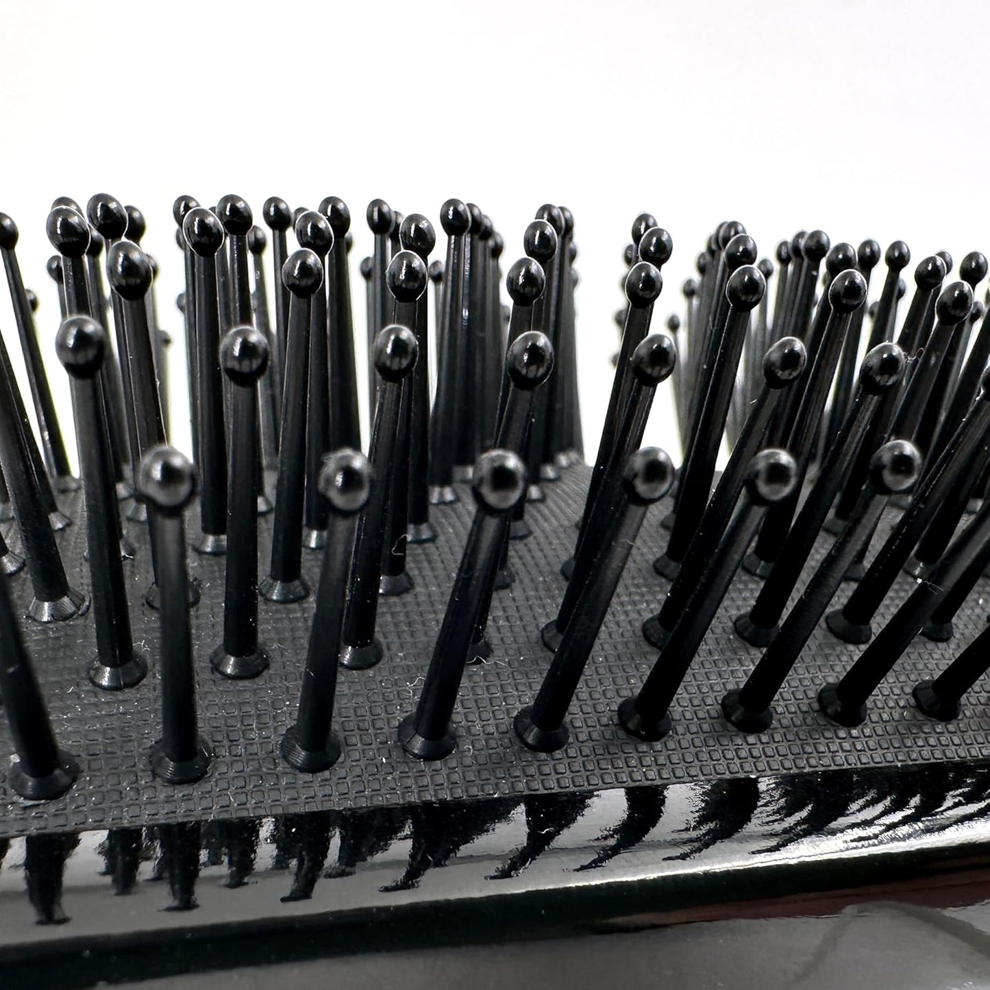 Phillips Luxe Series Square Paddle Hairbrush Combo Pack - Full-Sized 9.25" & 7" Travel Detangler | Sleek Black with Gold Accents