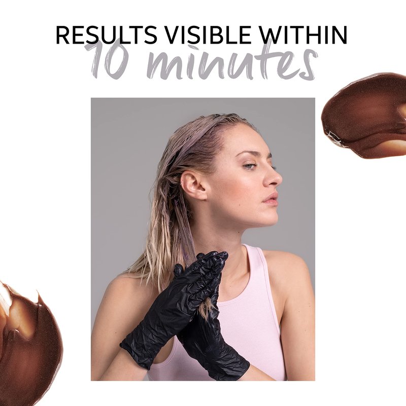 Wella Professionals Color Fresh Mask | Golden Gloss | Natural Shade-| Hair Color-Depositing Mask-| Vegan Formula with Avocado Oil-| Zero Damage-| Silicone Free-| 5 Fl Oz,(Pack of 2)