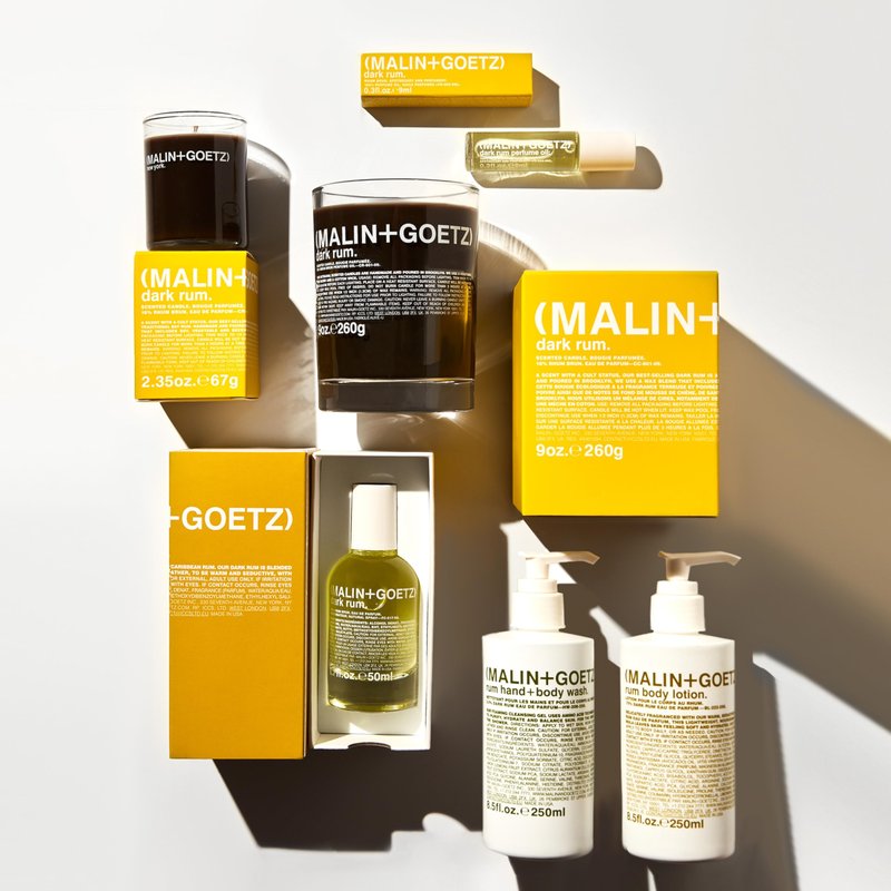 MALIN+GOETZ Rum Body Lotion | Lightweight Hydrating Lotion with Vitamin B5, Avocado + Grapeseed Oils | Nourishing, Fast-Absorbing Moisturizer | Vegetarian + Cruelty-Free | Dark Rum Scent (8.5 Fl Oz.)