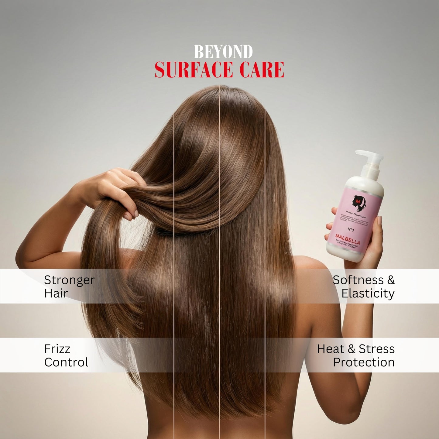 MALBELLA Hair Mask - Deep Conditioning Hair Mask - Bond Repair Treatment - Hydrating - Intensive Hydration - Repairing - 15.2 oz