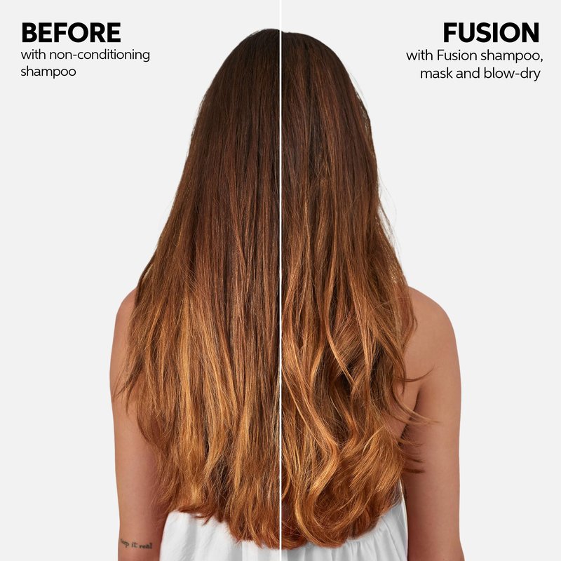 Wella Professionals Fusion Intense Repair Shampoo + Conditioner Set, For Damaged Hair, Hair Repair, Anti Breakage