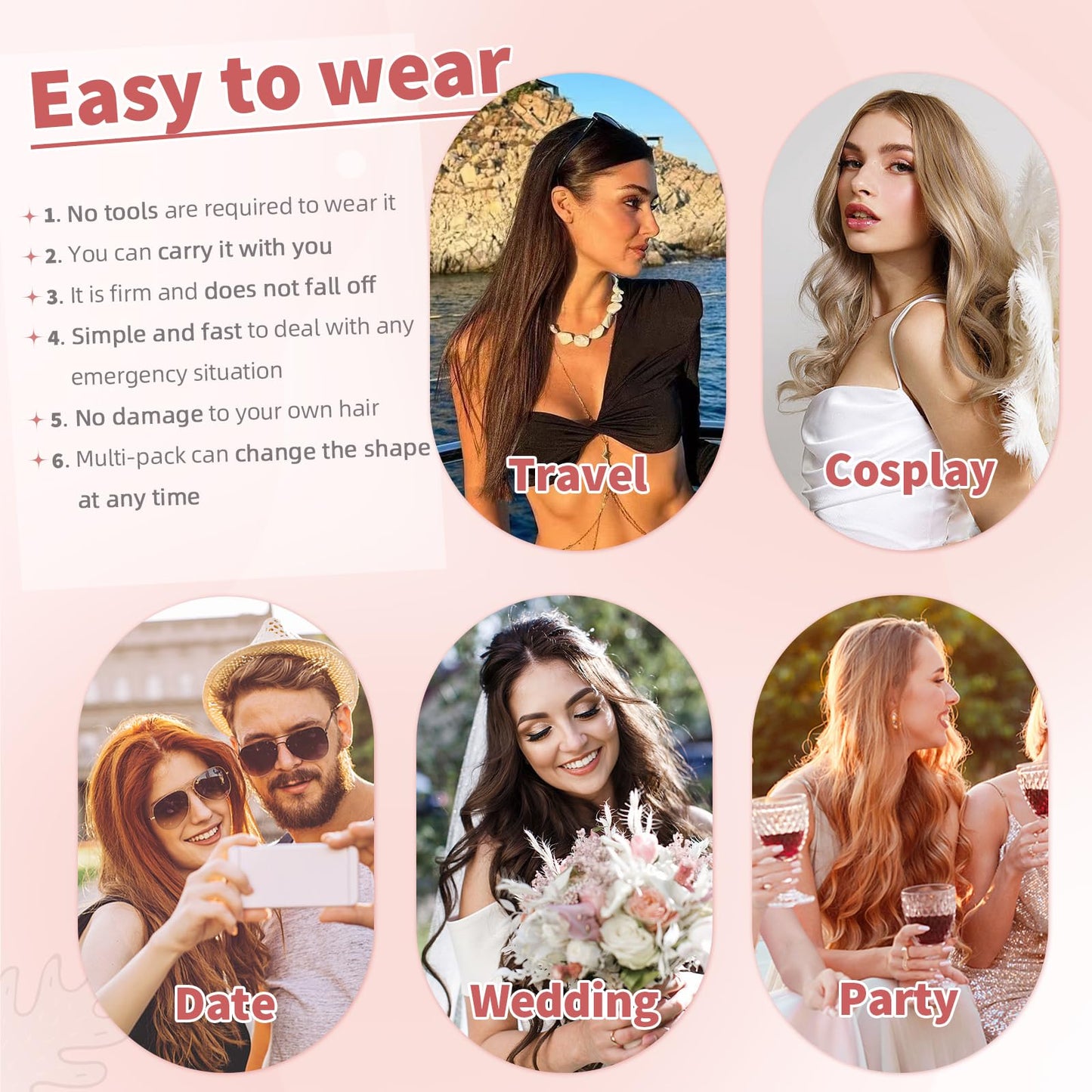 DIYOMO human hair clip in extensions Soft&Natural 120g 7pcs hair extensions real human hair clip insHair Straight&Invisible (14Inch, 18/613)