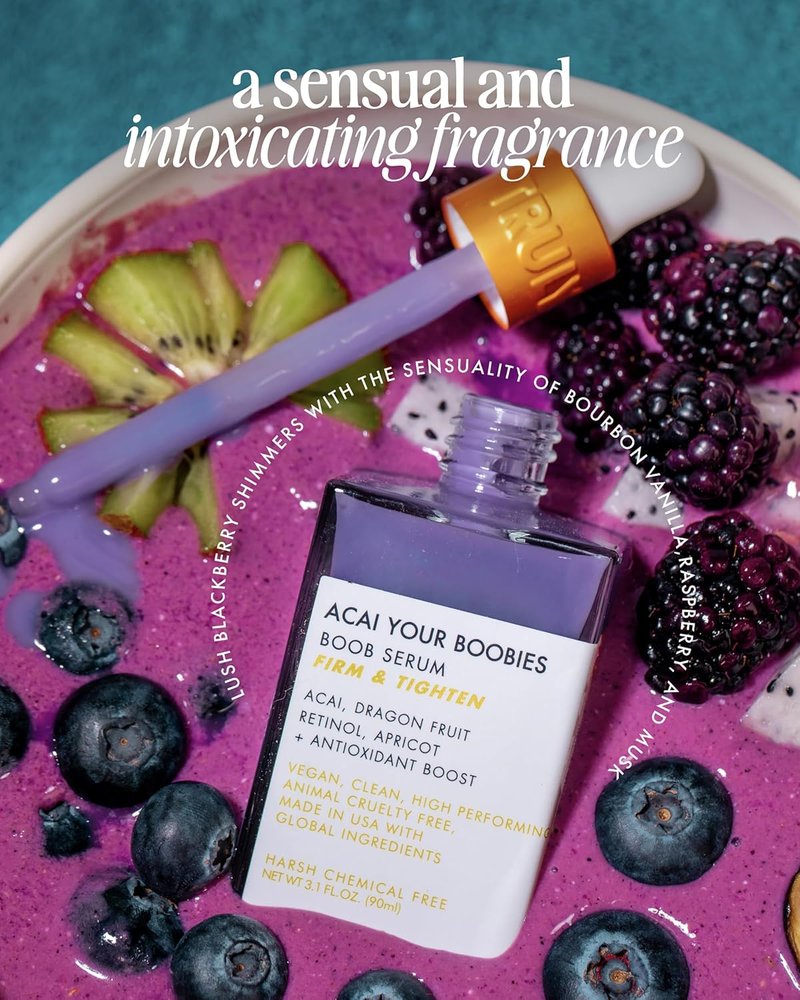Acai Breast Firming Treatment - Smooth Textured Skin with Retinol & Antioxidants | 4 oz