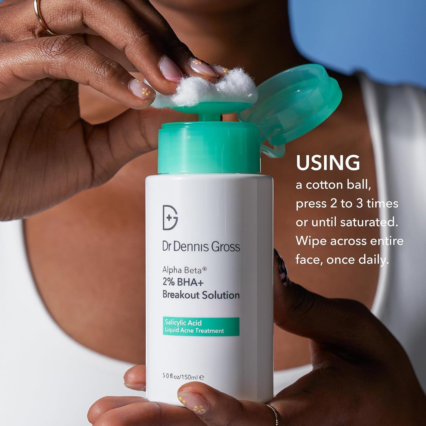 Dr Dennis Gross Alpha Beta® 2% BHA Breakout Solution - Minimize Pores & Prevent Breakouts | 5 Fl Oz