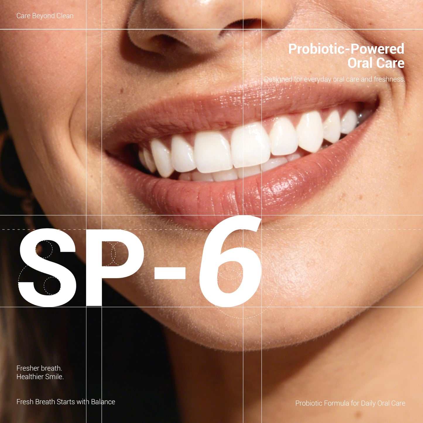 MSDRWIKEY SP-6 Probiotic Whitening Toothpaste - Enhanced Formula with 6 Probiotics for Teeth Whitening and Gum Health - Enamel-Safe, Fluoride-Free, Fresh Mint Flavor, 4.6oz (3)