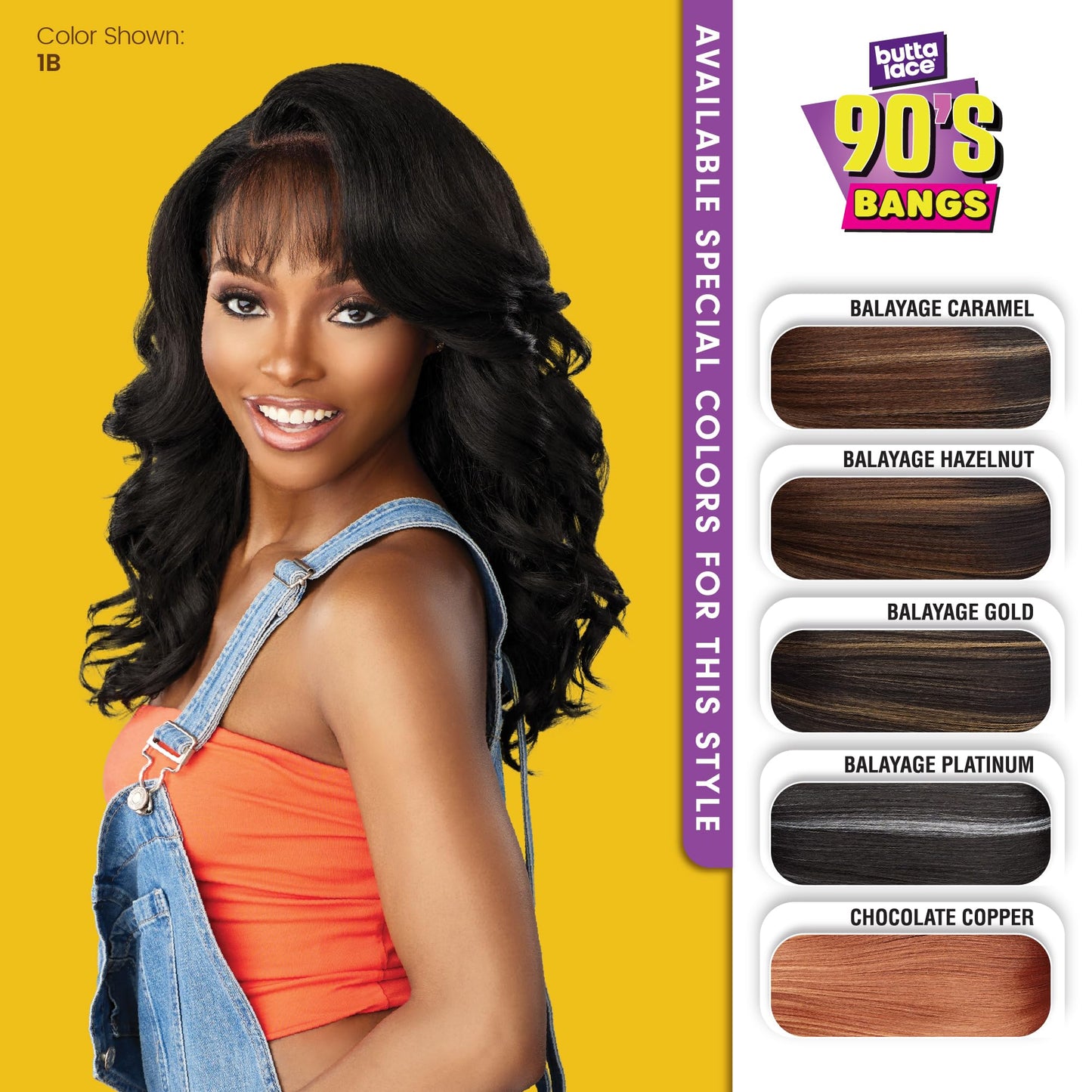 Sensationnel Butta Lace 90s Bangs Wig - Unit 910