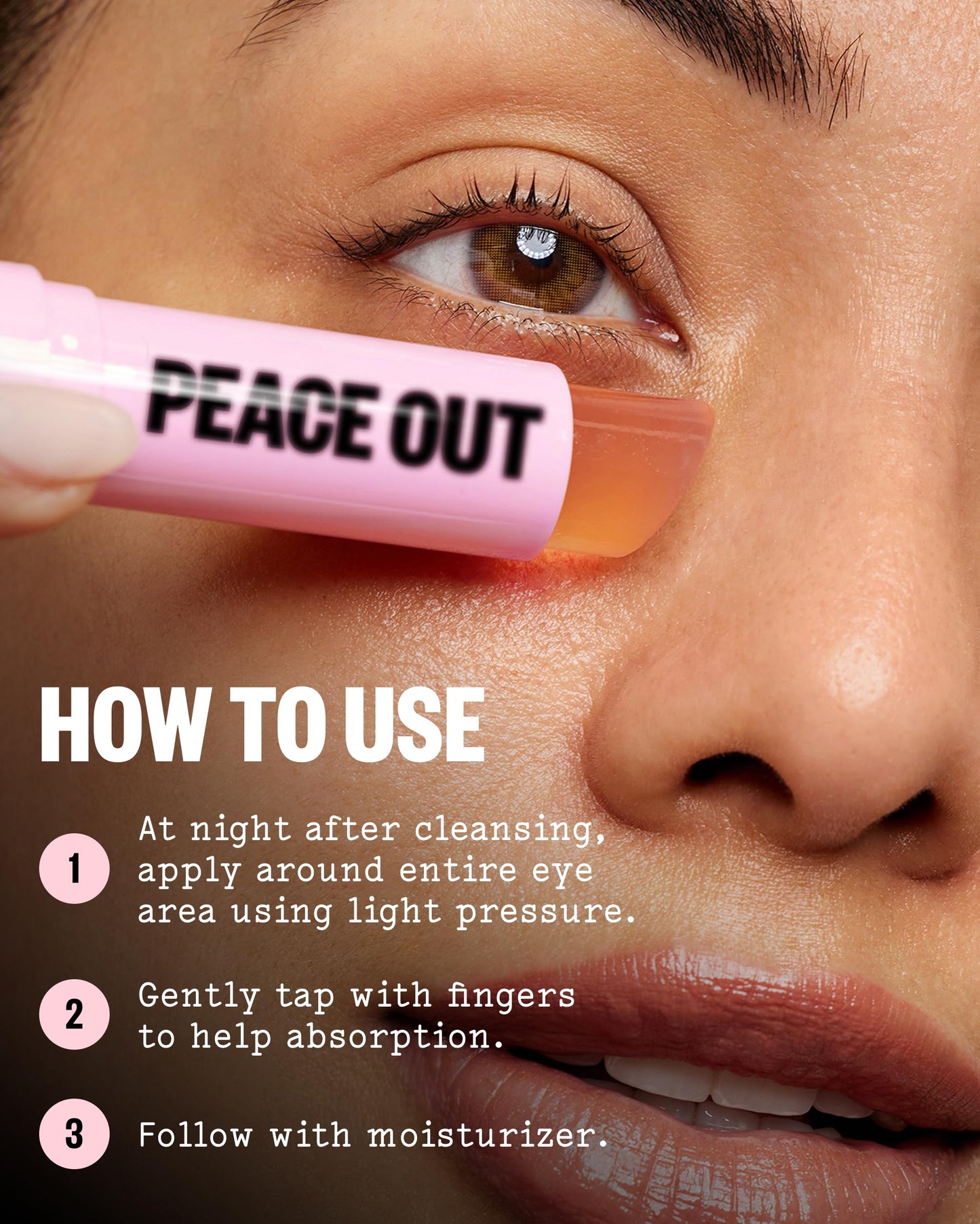 PEACE OUT Retinol Eye Jelly Stick Hydrating Under Eye Treatment (0.14 oz)