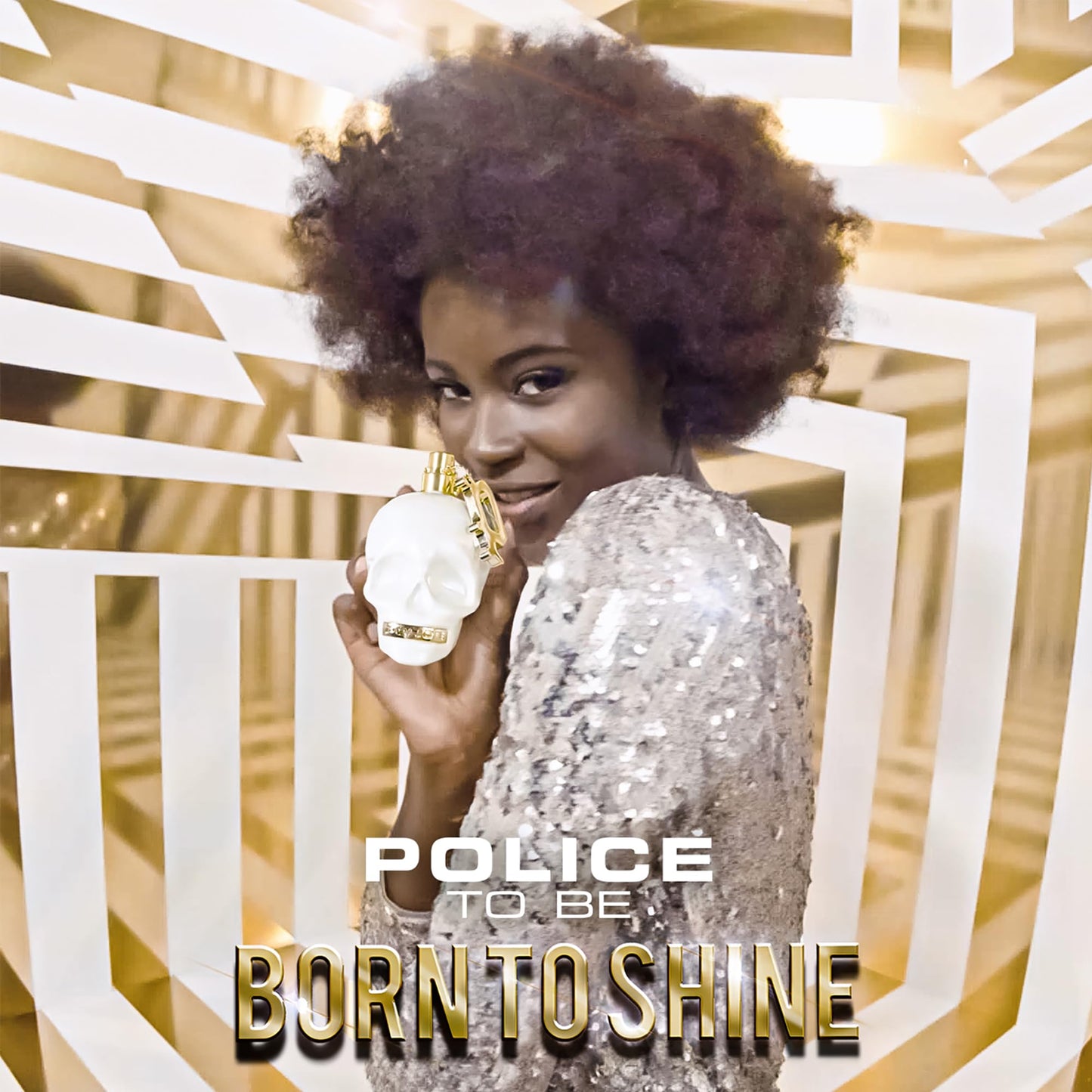 Police To Be Born To Shine - 4.2 oz EDP Spray - Long Lasting Perfume - Intriguing and Magnetic Fragrance - Captivating Amber Vanilla Scent - Jasmine, Bergamot, and Rose Infused
