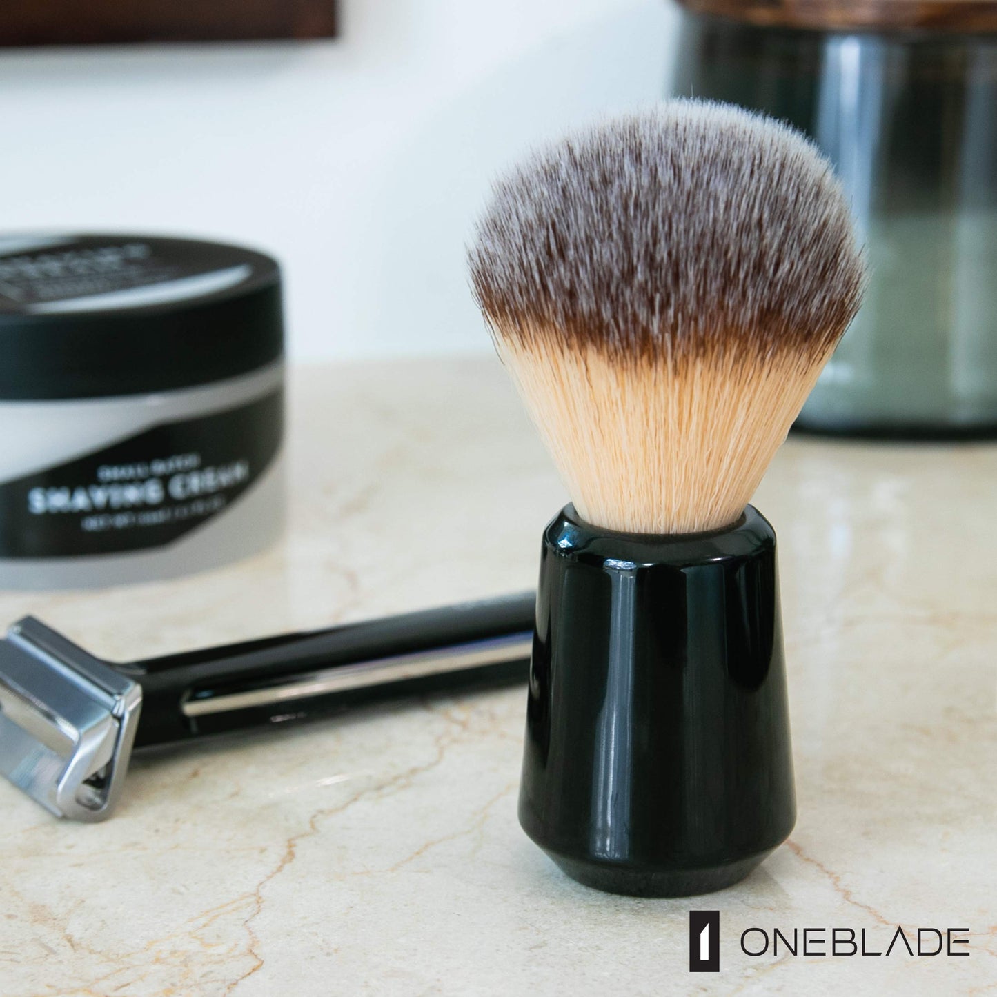 Synthetic Shaving Brush with 20mm Knot by OneBlade
