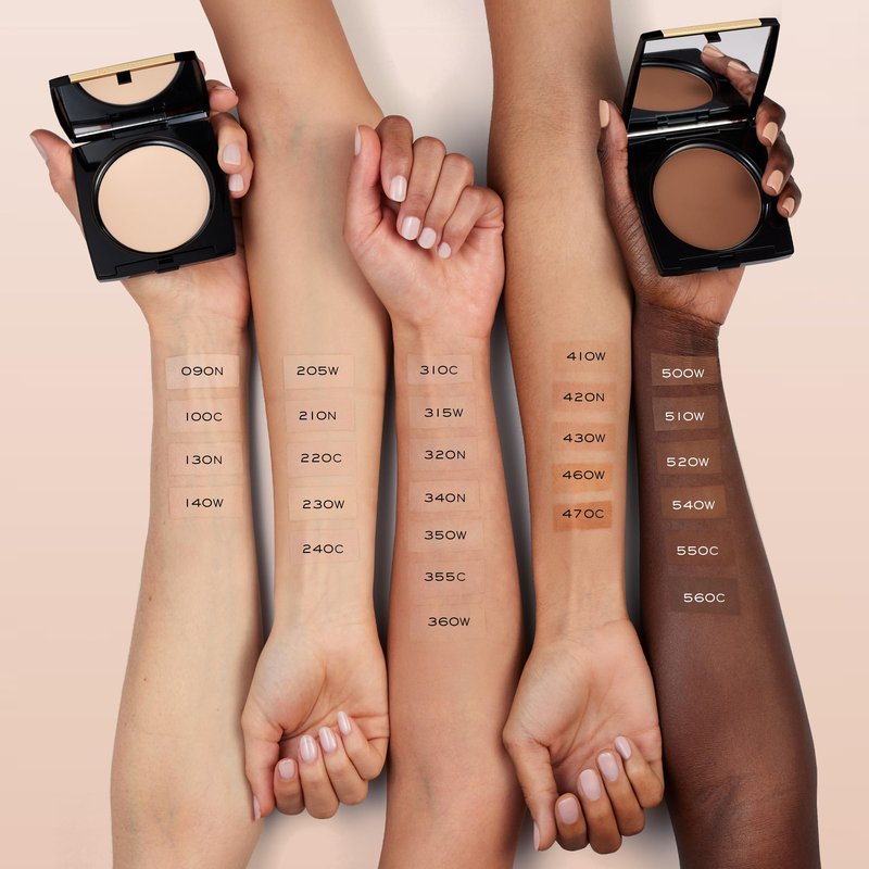 Lancôme Dual Finish Powder Foundation - Natural Finish, Sheer-to-Full Coverage, Longwear Powder Foundation, Controls Shine - 100 Porcelaine Delicate Cool