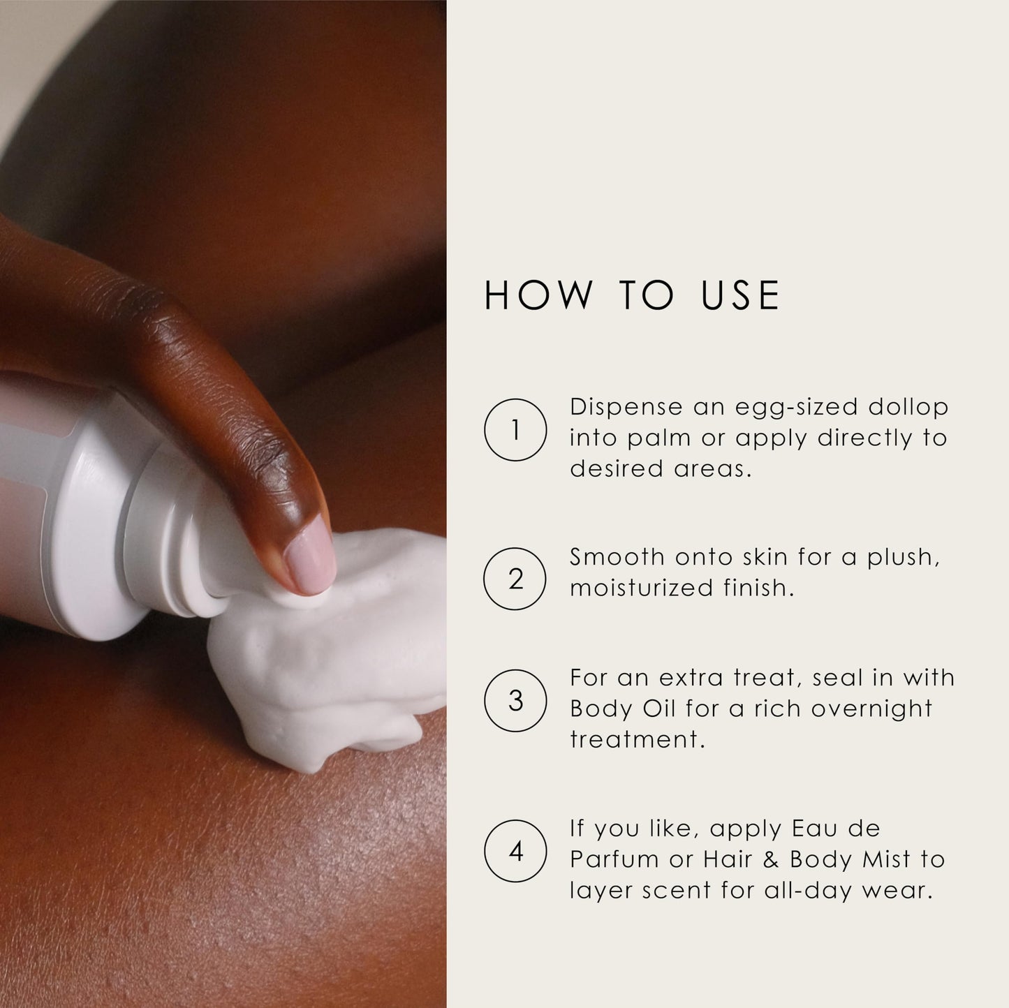 Le Monde Gourmand Lait de Coco La Mousse Whipped Body Mousse - Hydrating Skin Moisturizer with Coconut Milk Scent