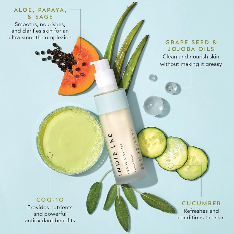 CoQ-10 Cleanser by Indie Lee - Nourishing Facial Cleanser | 125 ml