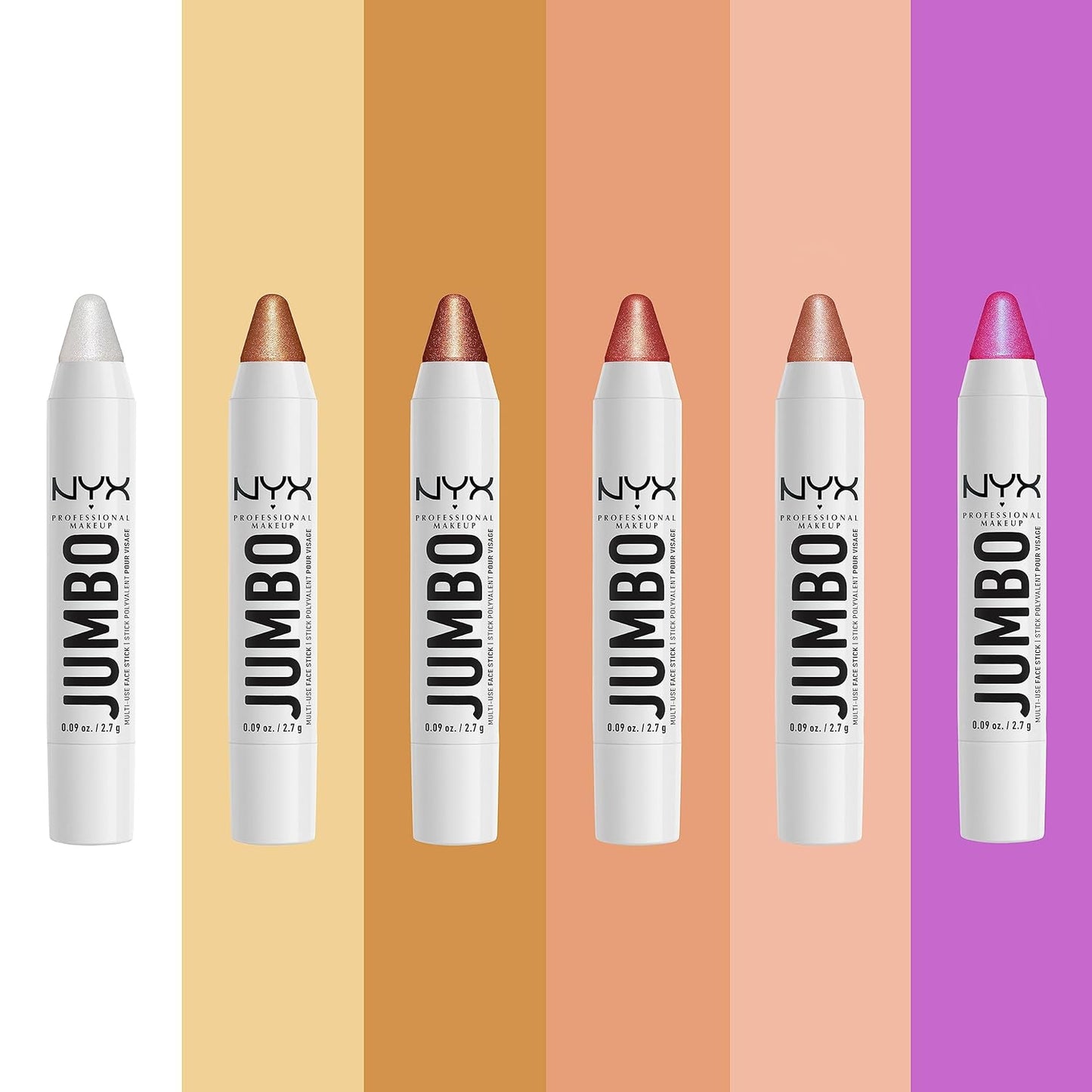 NYX PROFESSIONAL MAKEUP, Jumbo Multi-Use Face Highlighter Stick - Vanilla Ice Cream