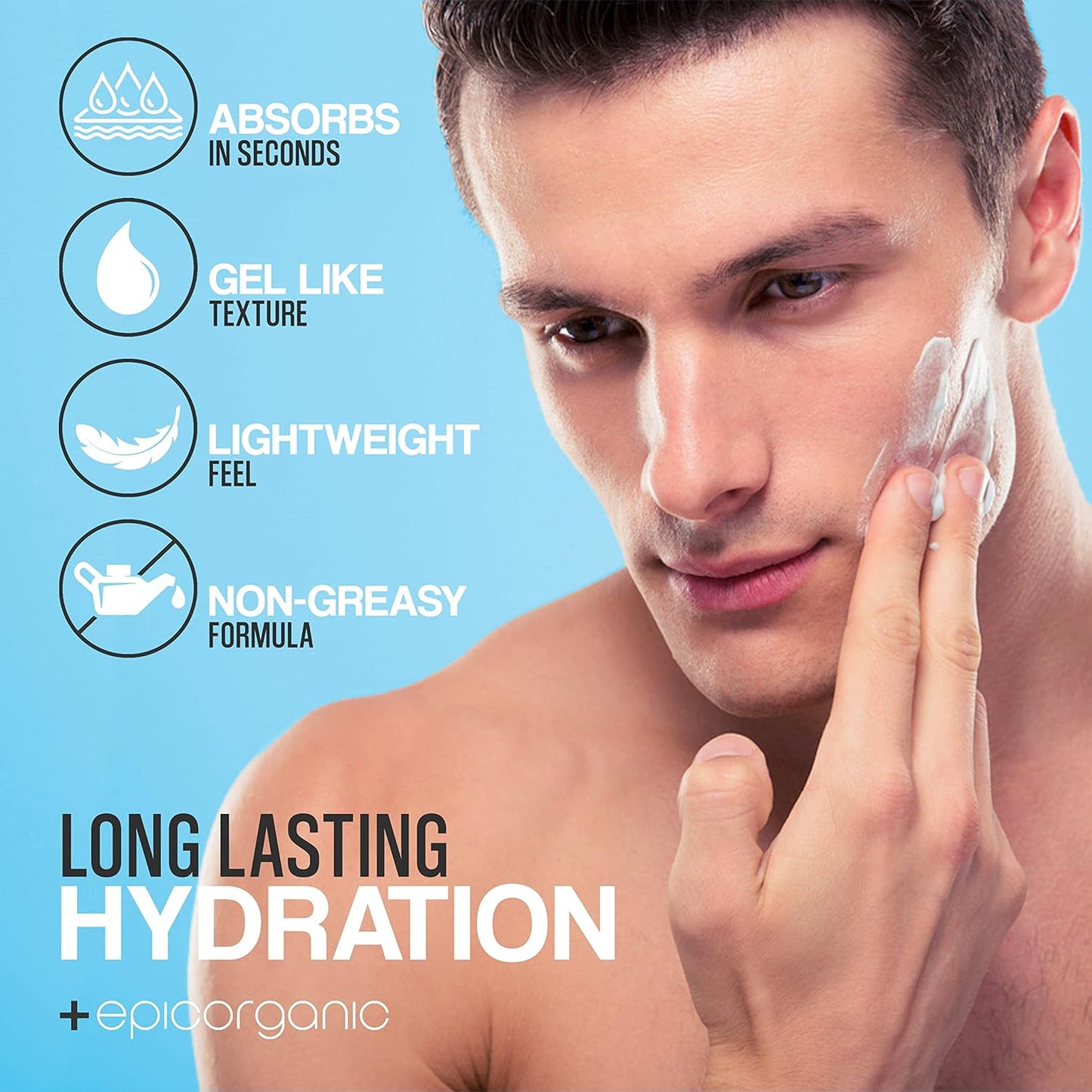 Men's Face Cream - Anti-Aging Hydrating Moisturizer with Hyaluronic Acid, Collagen & Vitamin E | 8oz