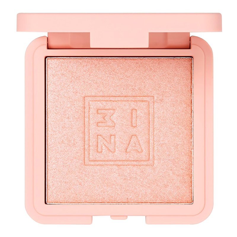 3INA Makeup Highlighter 200 - Vegan, Cruelty-Free Shimmering Formula | Light Natural 6 ml