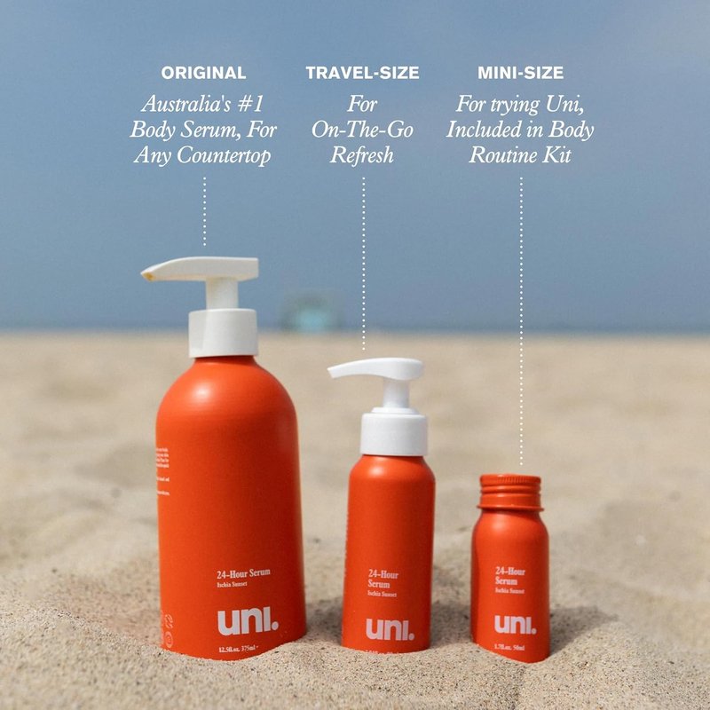 Uni 24 Hour Serum - Hydrating Anti-Aging Formula | Travel Size (90 ml)