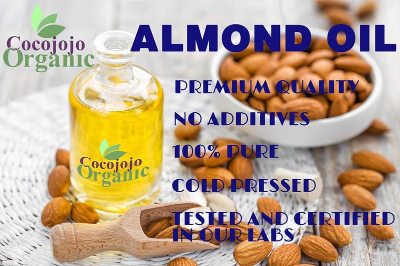 Bitter Almond Oil - Pure Unrefined Cold Pressed Vegan Carrier Oil | 32 oz for Skin, Hair & DIY Cosmetics