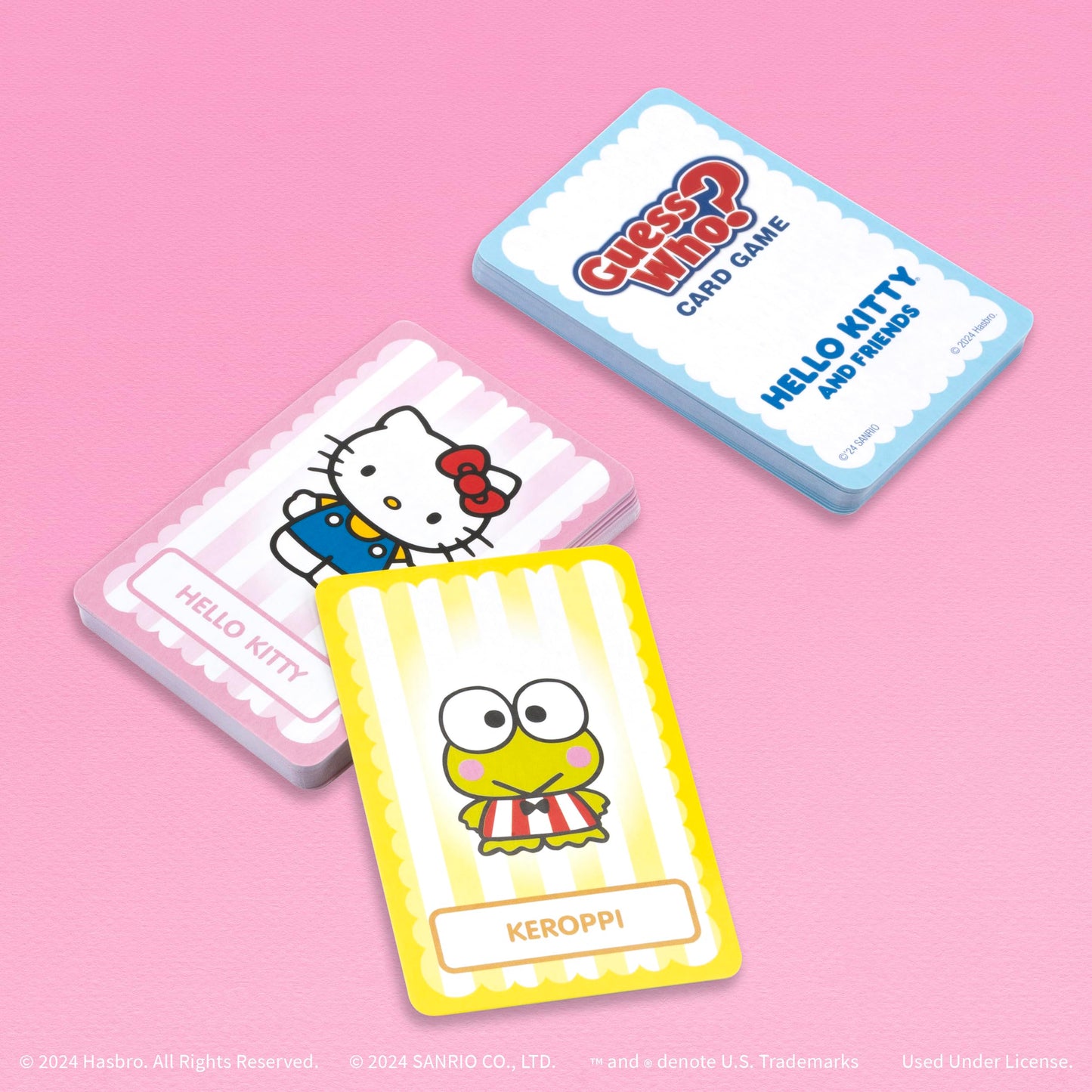 Guess WHO? Card Game: Hello Kitty and Friends, Featuring 20 Characters, My Melody, Kuromi, Badtz-Maru and More, Family Friendly Deduction Game, Officially Licensed Merchandise & Collectible