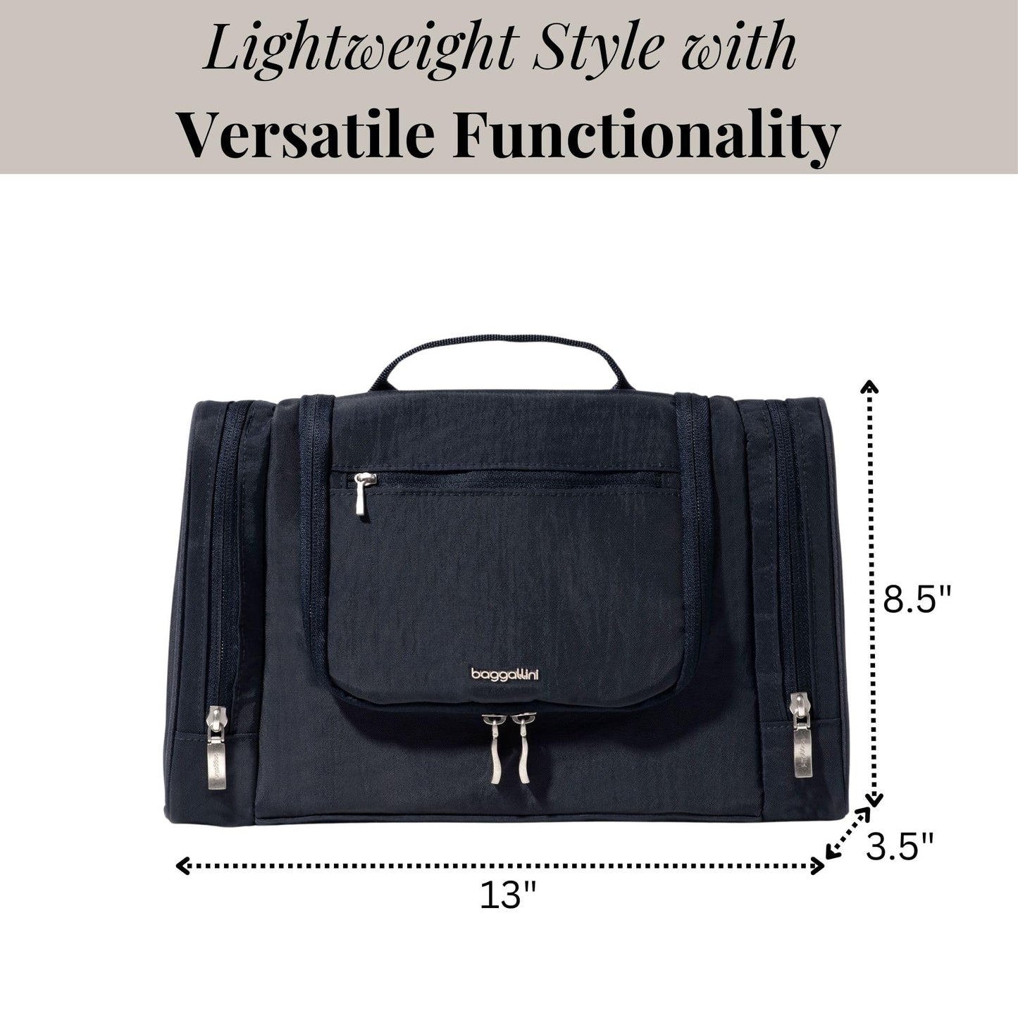 Baggallini Womens Toiletry Kit, French Navy