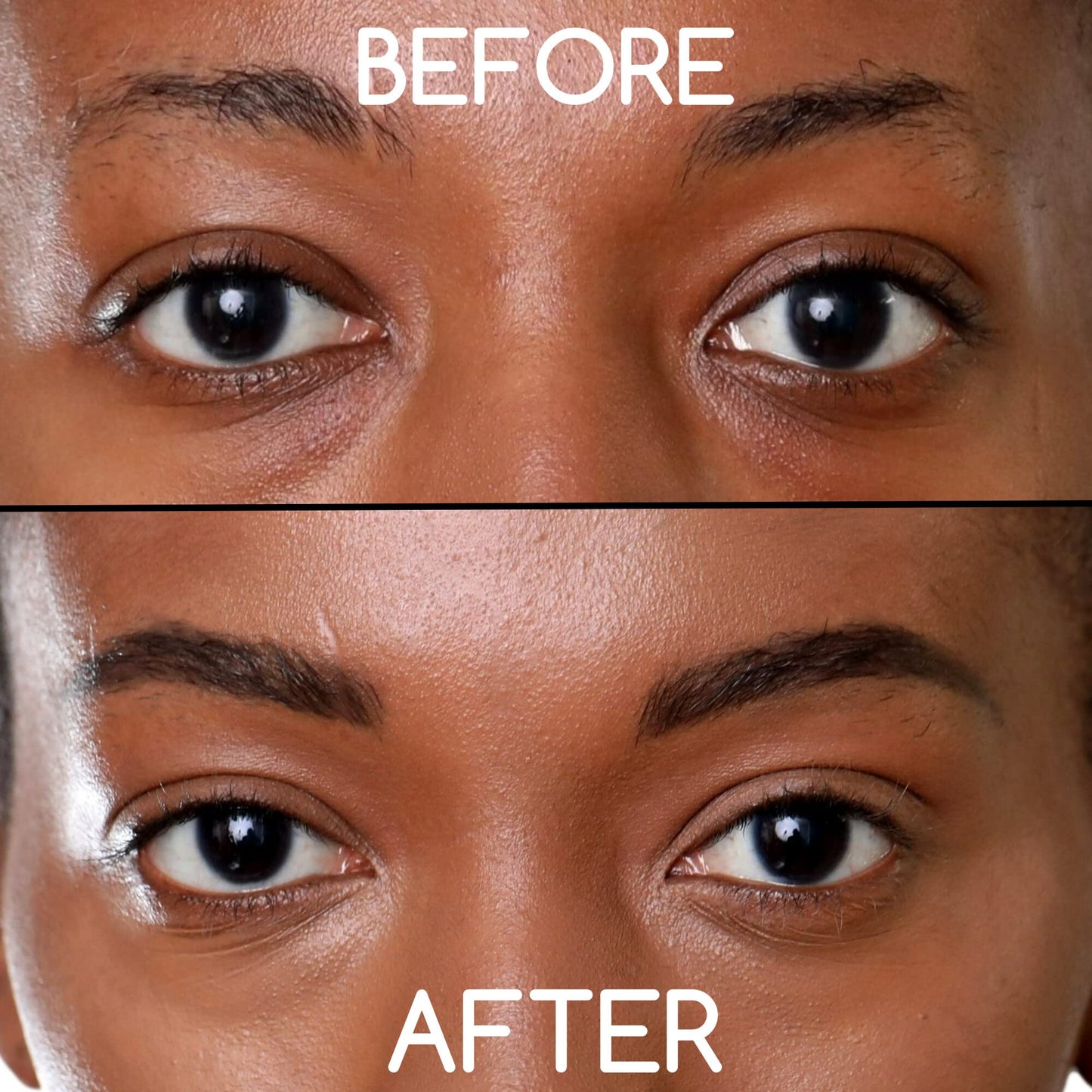 Ready To Wear Brow Extension Fine Powder Spot Filler - DEEP BROWN (DARK)