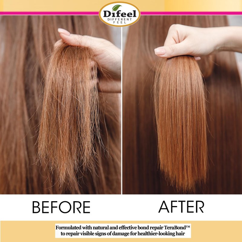 Difeel Bond & Repair Sulfate Free Shampoo, 33.8 oz - Restorative Bond Shampoo for Natural Hair