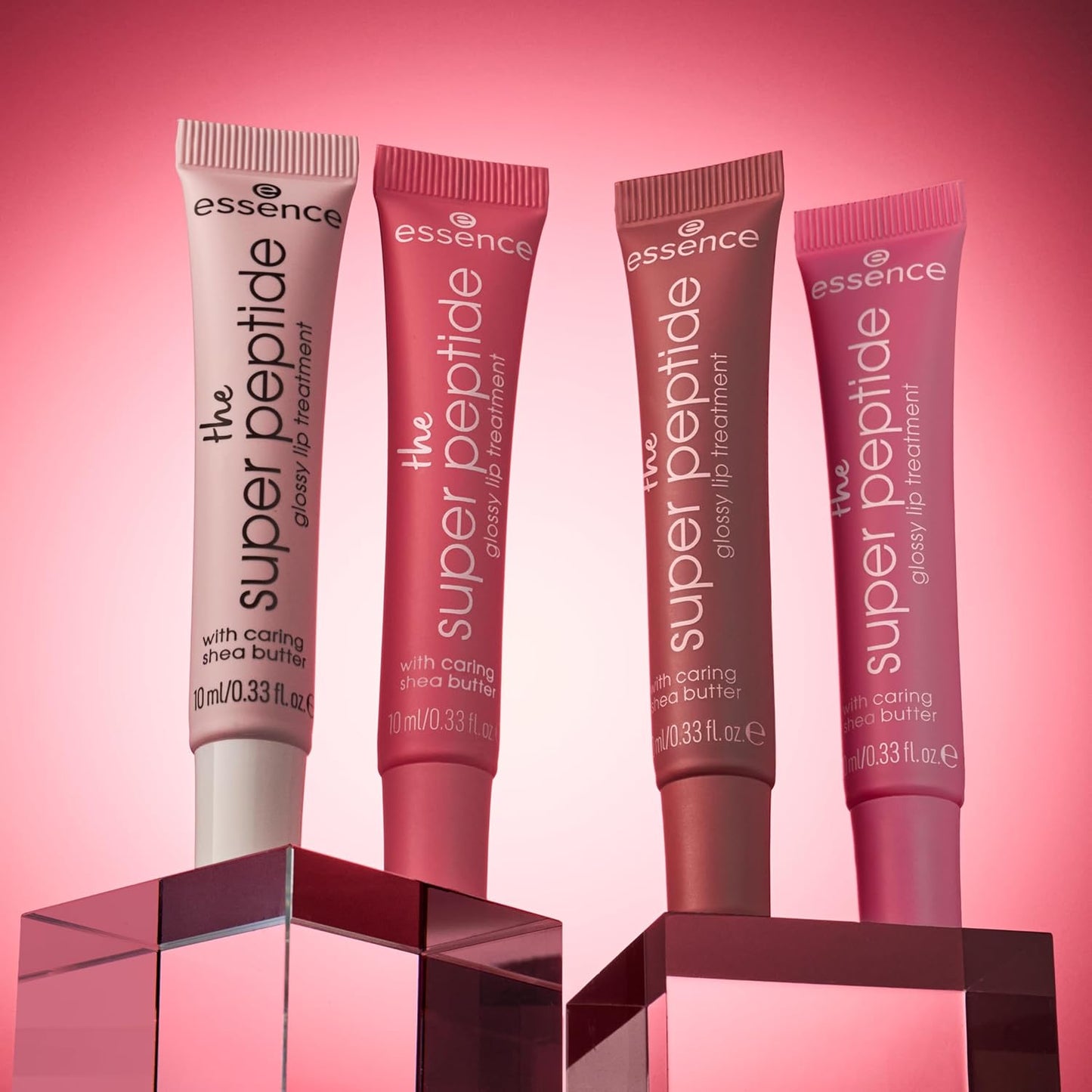 Essence Super Peptide Glossy Lip Treatment - Hydrating, Nourishing & Non-Sticky | Vegan, Gluten-Free (03 Toffeetastic!)