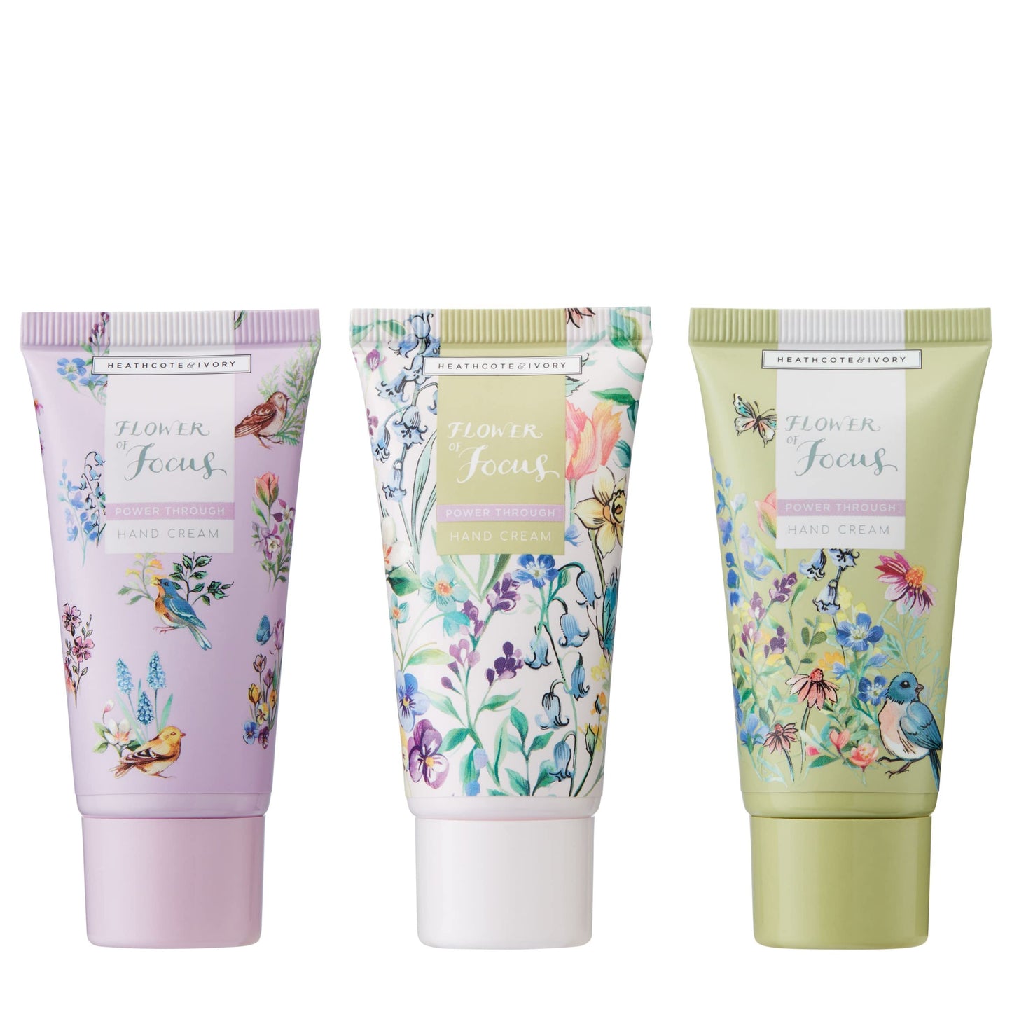 Heathcote & Ivory Lavender Fields Hand Cream Collection, 3 x 30ml Hand Cream