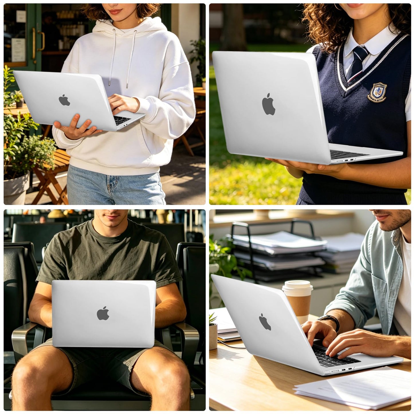 MOSISO Compatible with MacBook Air 13 inch Case M5 2026 M4 M3 M2 2025-2022