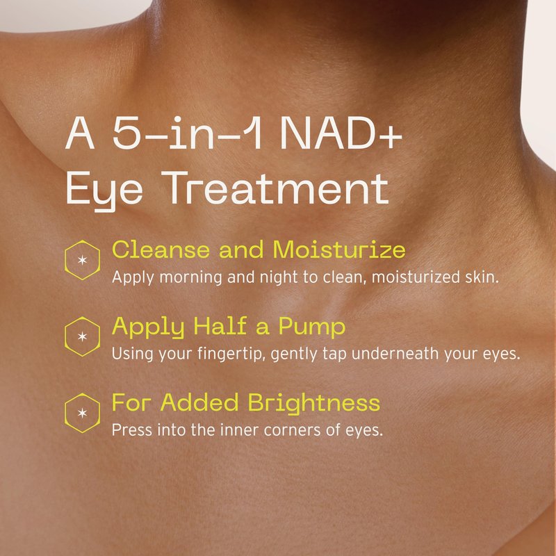 Aramore NAD+ Cell Energizing Skin Care Treatment with Proprietary NAD+ Precursor Complex, Clinically Proven to Target 12 Signs of Aging - 15ml