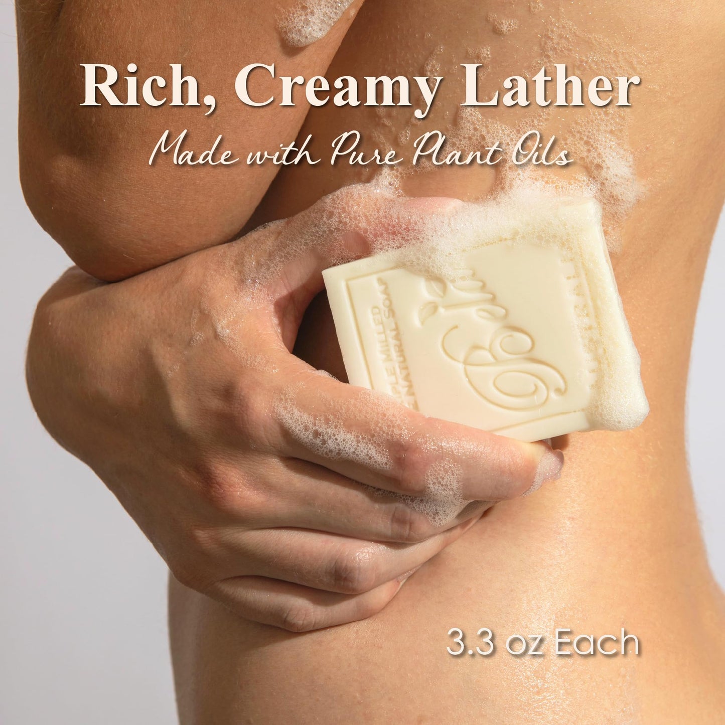 BELA Extra Creamy Goat Milk Soap 3.3 OZ Pack of 12, Long Lasting French Triple Milled Bar Soap Enriched with Organic Shea Butter, Hand, Face and Body Wash Bar, Made in Australia