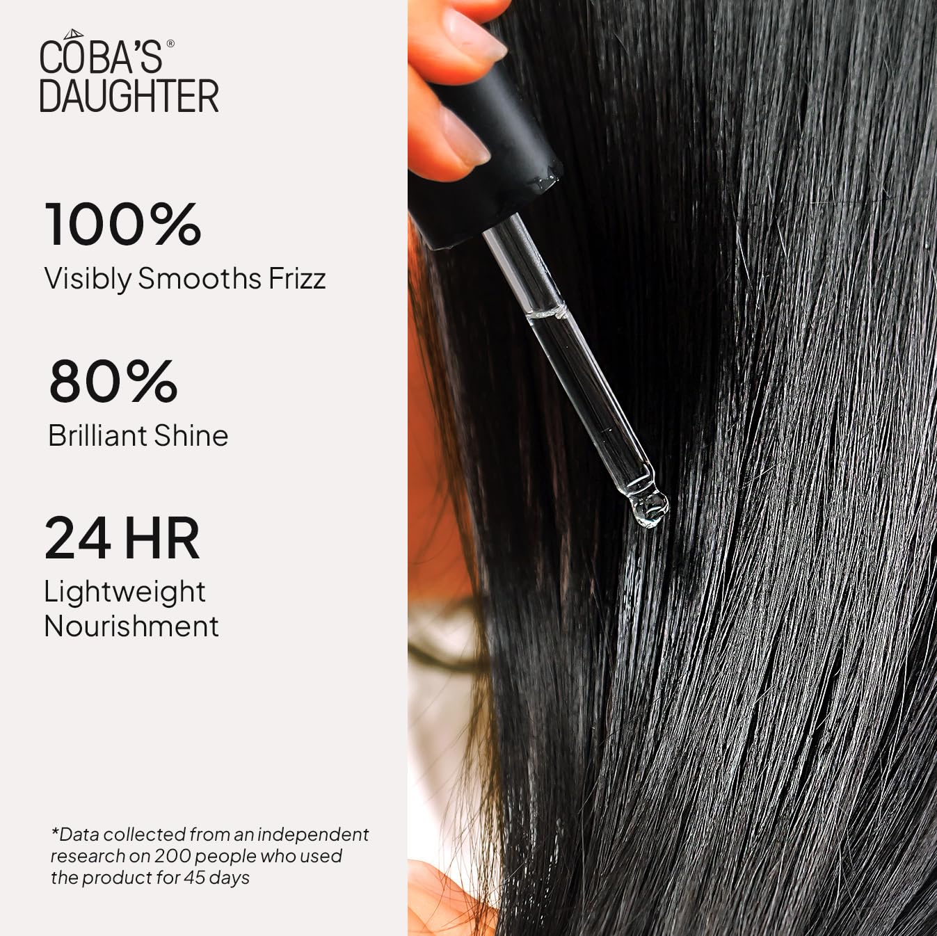 COBA'S DAUGHTER Heat Protectant & Frizz Control Oil | 7 Herbal Oils Infused | Hair Gloss Treatment | Hair Perfume | Nourishing Serum for Curly Hair| Dry Hair | Lavender Scent (1.69 oz)