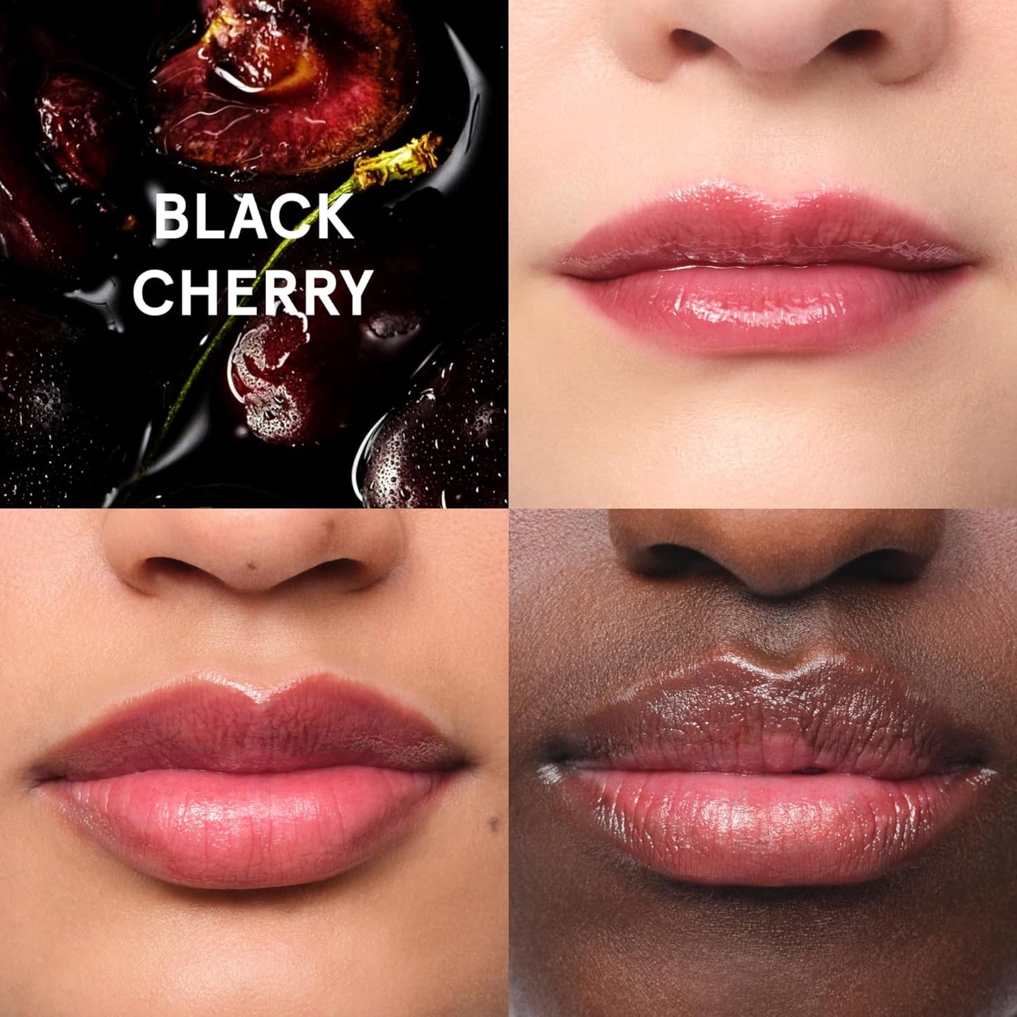Glossier Balm Dotcom Hydrating Tinted Lip Balm - Black Cherry Tint | 12Hr Moisture for Dry Lips & Skin - 15ml