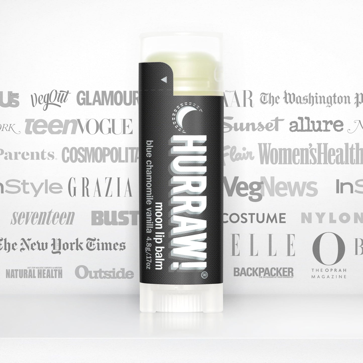 Hurraw! Moon Night Treatment (Blue Chamomile, Vanilla) Lip Balm, 5 Pack: Organic, Certified Vegan, Cruelty and Gluten Free. Non-GMO, 100% Natural Ingredients. Bee, Shea, Soy and Palm Free. Made in USA