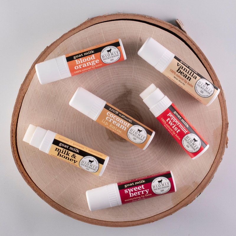 Dionis Goat Milk Lip Balm Ornament 0.28oz (Set of 6)