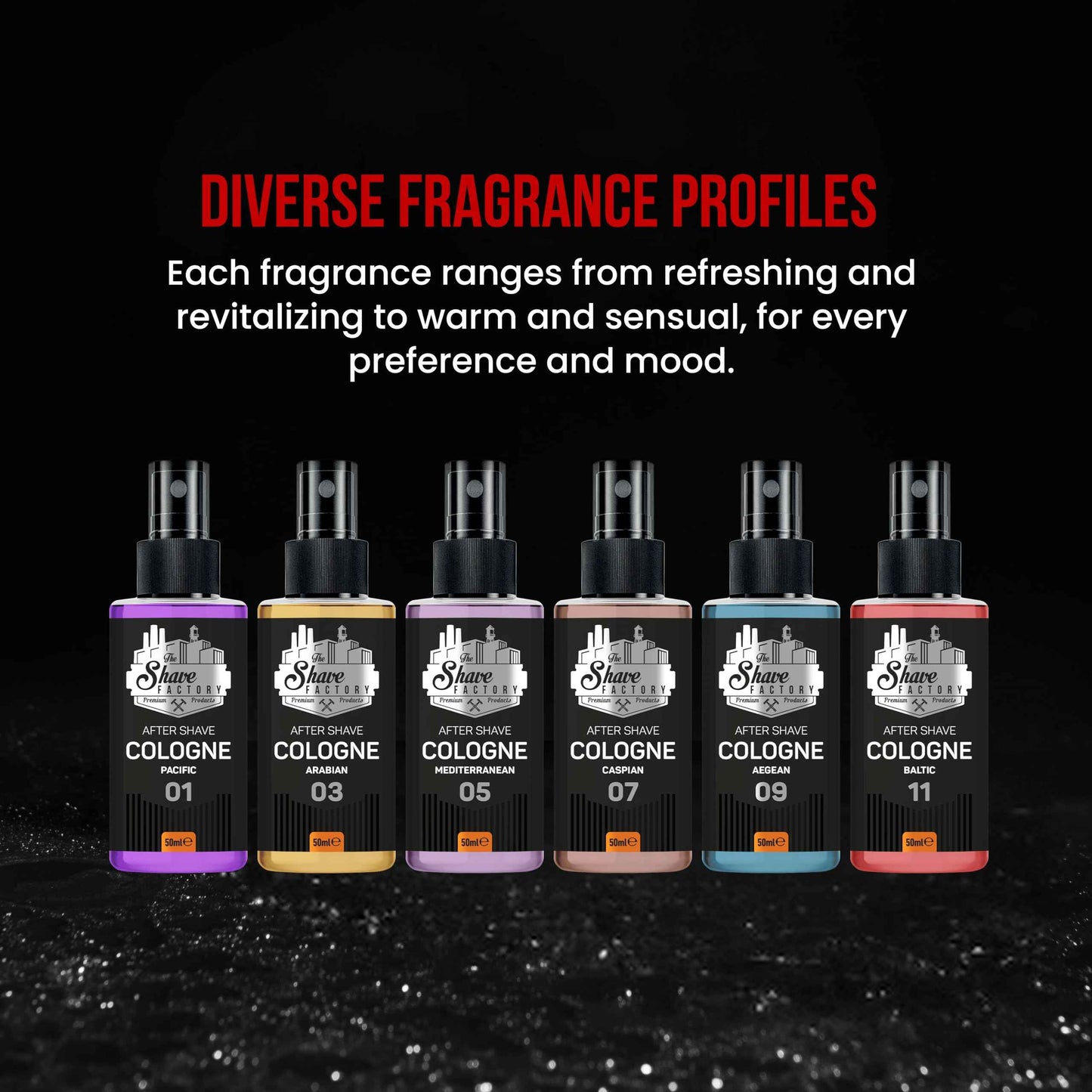 the shave factory After Shave Cologne Gift Series (Set 1)