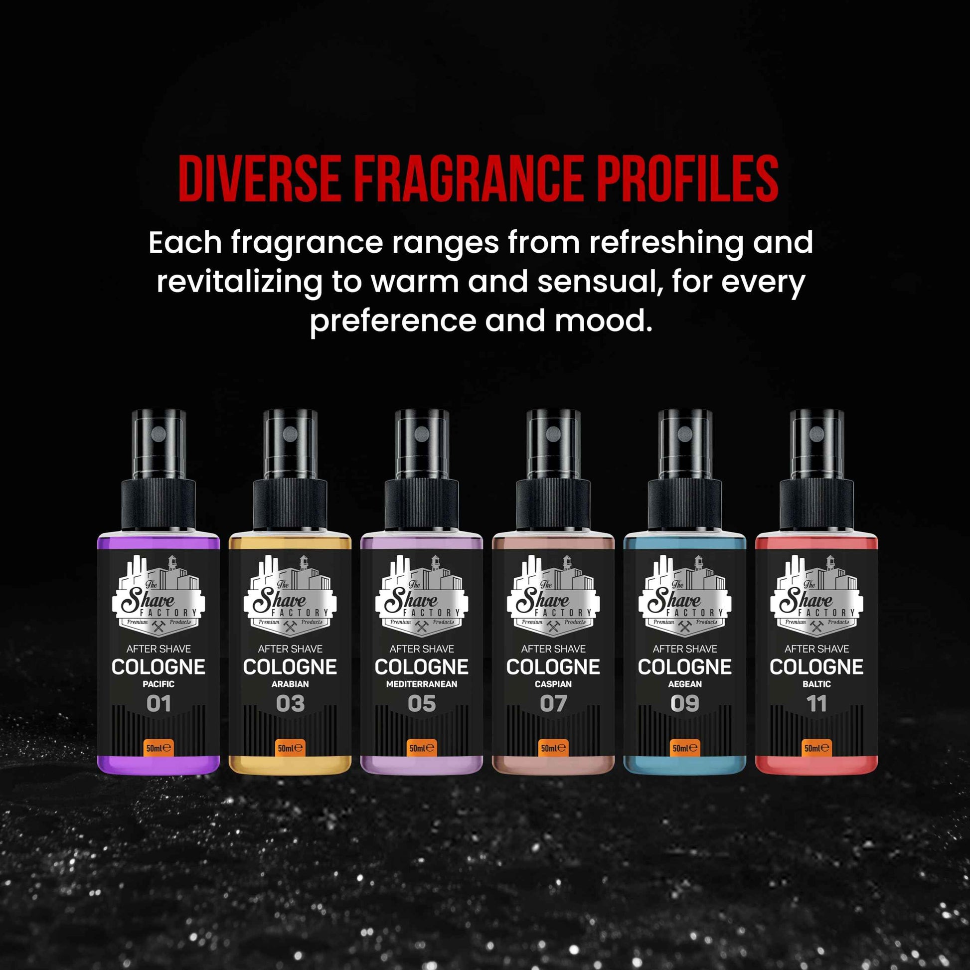 the shave factory After Shave Cologne Gift Series (Set 1)