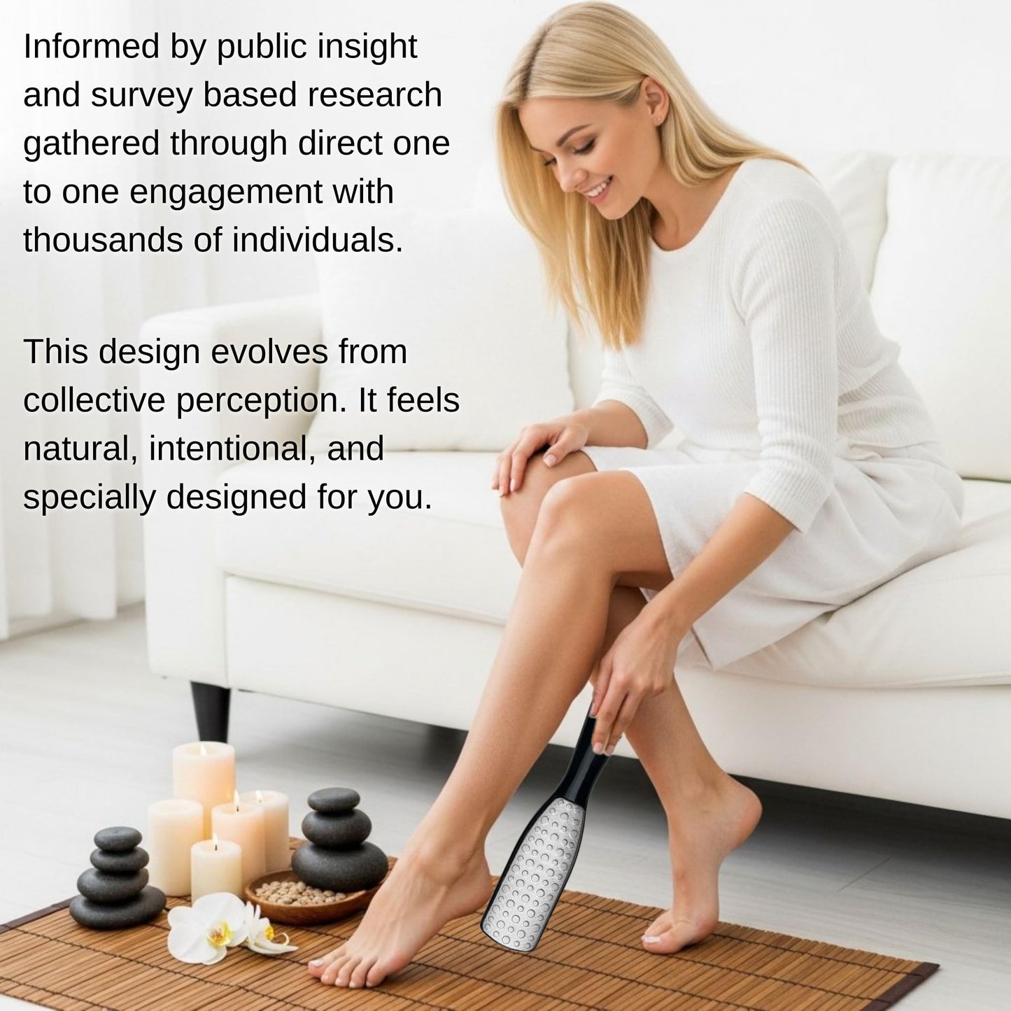 Professional Foot File & Callus Remover 2-in-1 Set –9.6" Foot Rasp with 6.7" Nail File Included–Elegant Sapphire Black–Dual-Sided, Durable & Hygienic Pedicure Tool for Smooth, Soft Feet–Wet & Dry Use