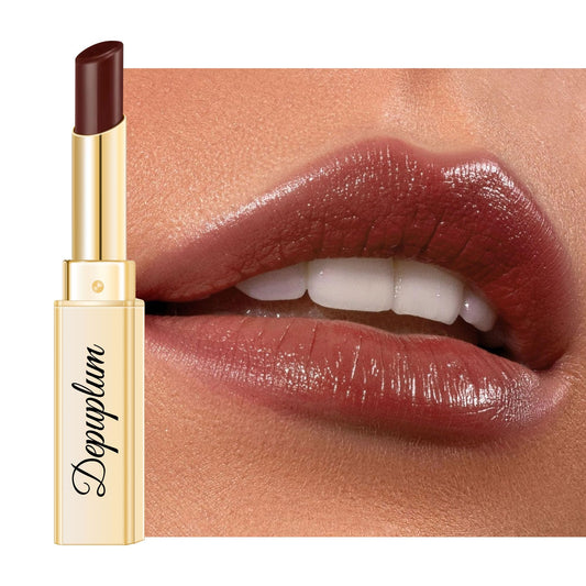 Depuplum Black Berry Lipstick for Women Moisture Lip Gloss Tinted Lip Balm