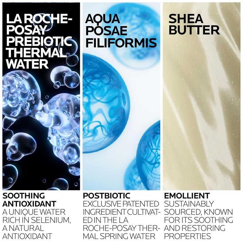 La Roche-Posay Lipikar AP+ Gentle Foaming Body Wash - Moisturizing Formula with Shea Butter & Niacinamide for Dry Skin | Eczema-Friendly
