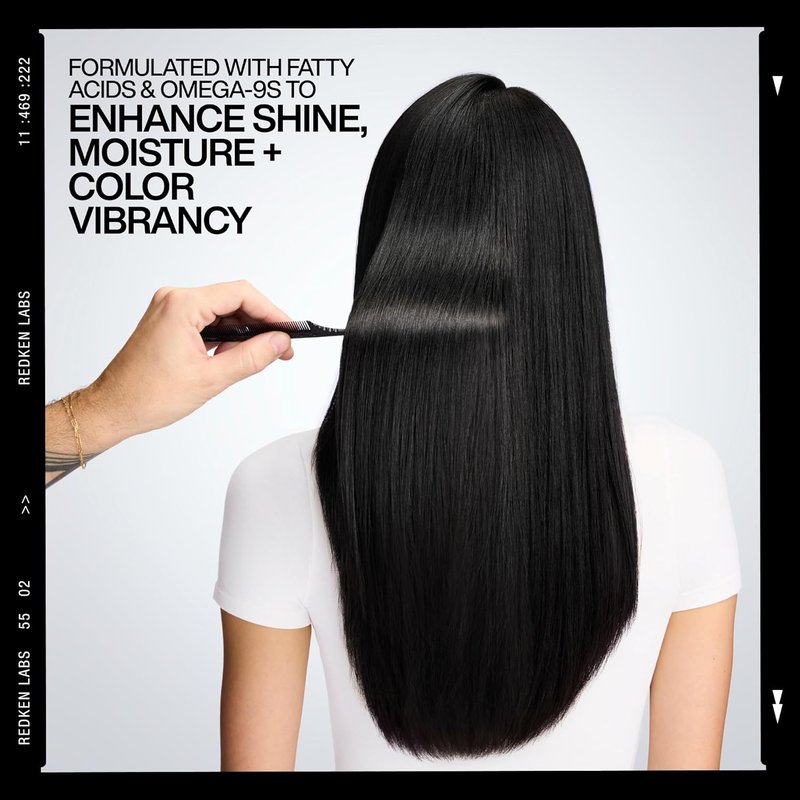 Redken Naked Gloss Shine Hair Oil - Lightweight Frizz Control & Color Vibrancy | Omega-9 Infused for Dull Hair