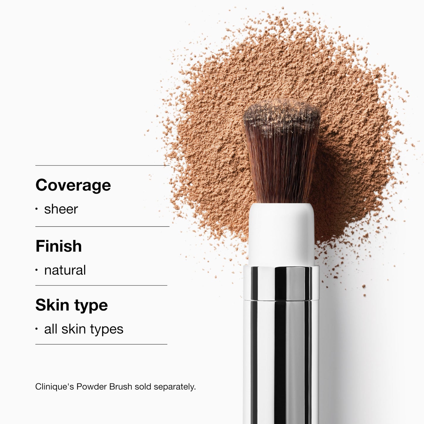 Clinique Blended Face Loose Setting Powder For All Skin Types | Sheer Coverage, Natural Finish, Transparency 2, 0.88 Ounce
