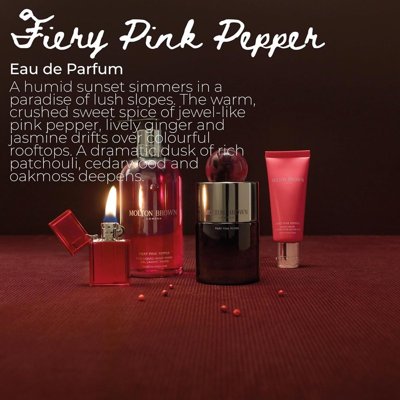 Molton Brown Fiery Pink Pepper Eau de Parfum - Exotic Fragrance for Women | 3.4 oz