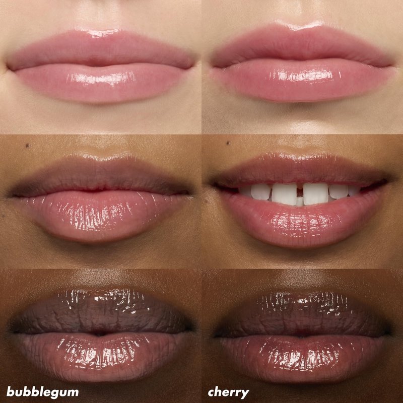 e.l.f. Squeeze Me More Lip Balm Duo, Moisturizing Balm For A Sheer Tint Of Color, Made With Hyaluronic Acid, Vegan & Cruelty-Free, Cherry & Bubblegum