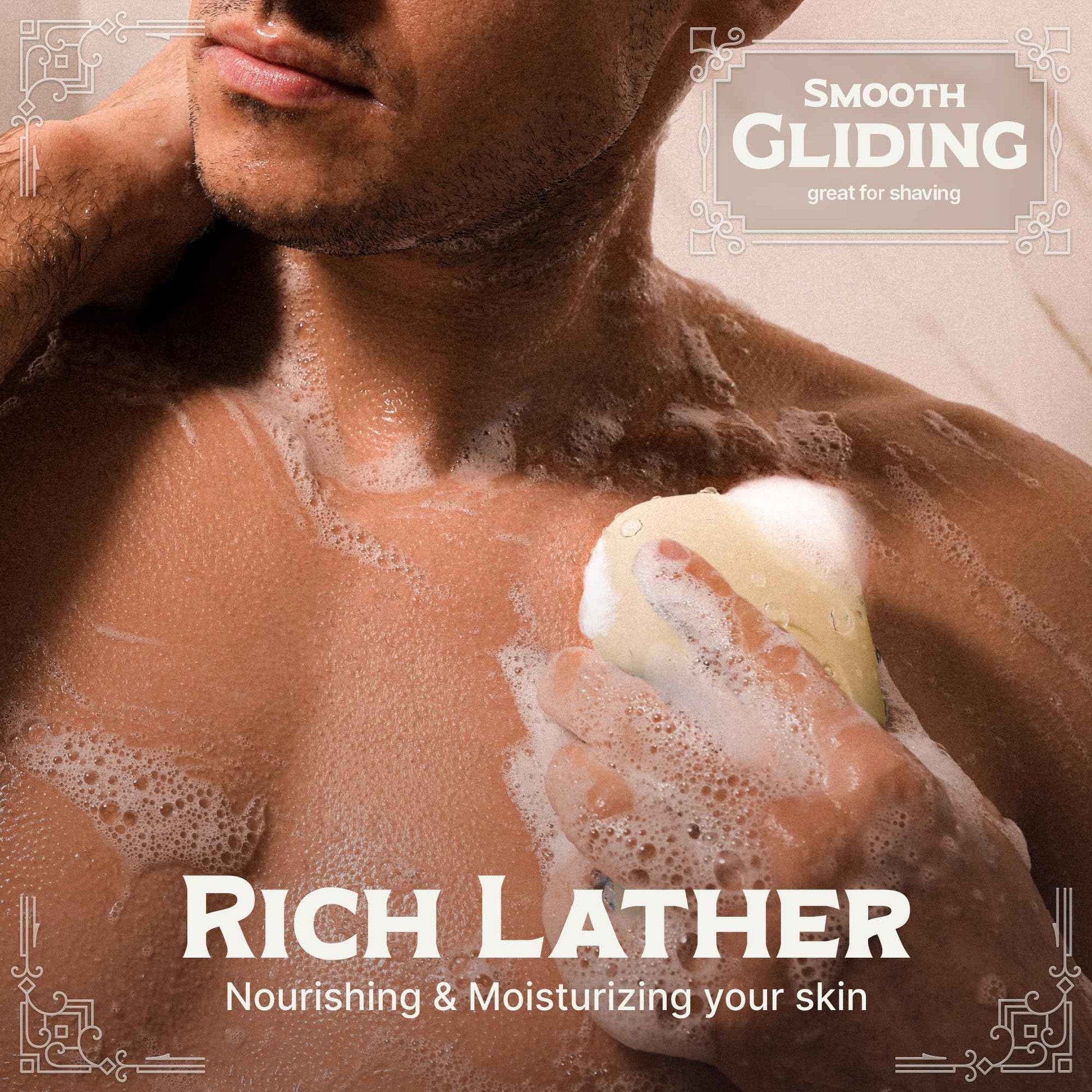 Carolina Castile Soap Vegan Castile Bar Soap – Variety Pack of Natural Soap for Men, Women, and Kids – Gentle, Hydrating Castile Bars with Organic Cocoa Butter and Olive Oil, 5 Oz. Each