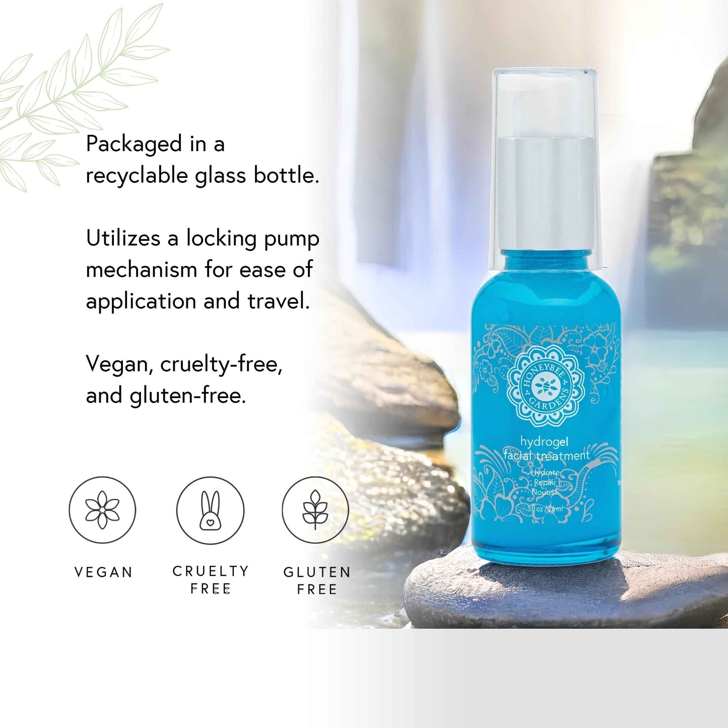 Honeybee Gardens Hydrogel Facial Treatment, 1 fl. oz.