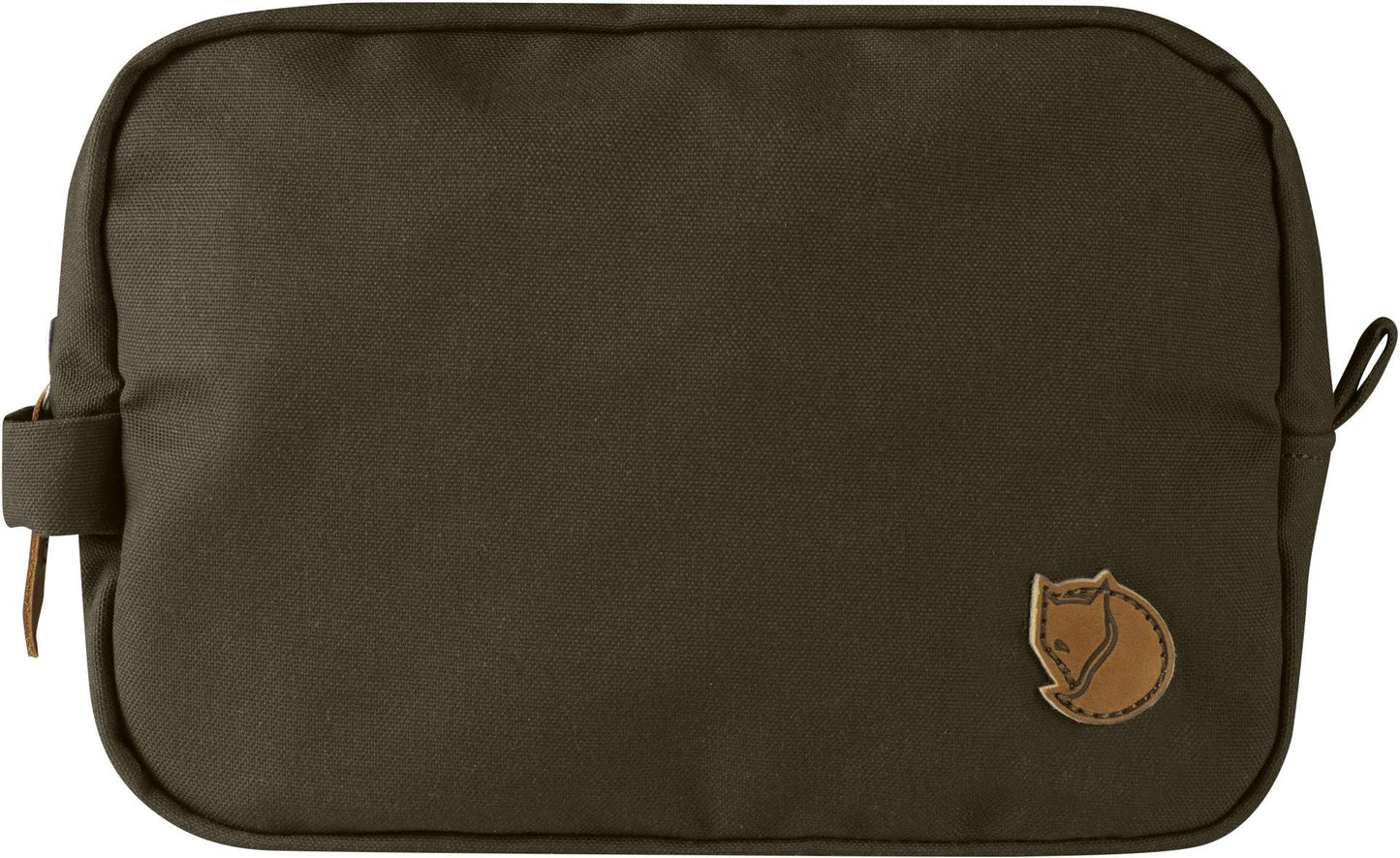 Fjällräven Gear Toiletry Bag - Water-Resistant Fabric, Strong, Reinforced, Durable Fabric - Camping, Travel, Dark Olive, One Size