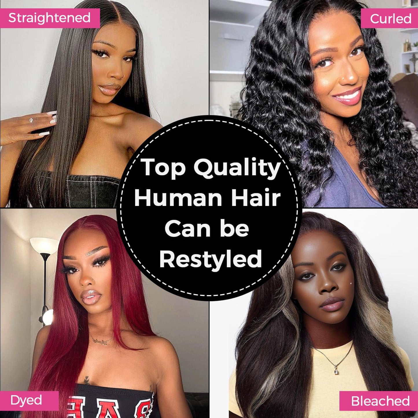 Lashey 2x6 SKINLIKE HD Lace Closure Human Hair Straight, 0.10mm Ultra-Thin Invisible HD Lace, Pre-Bleached Knots and Pre-Plucked Hairline 14 Inch Natural Black