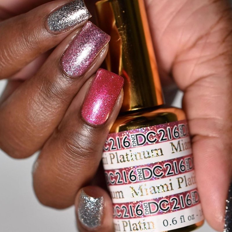 DND Gel Polish Set - UV/LED Base & No Cleanse Top Coat Duo | 0.5 Fl Oz Each