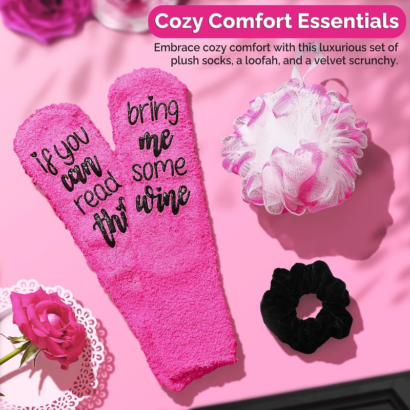 oolevassy Pink Birthday Gifts for Women, Gift Box for Women, Gift Basket for Teen Girls, Birthday Gift Sets for Sister, Mom, Girls